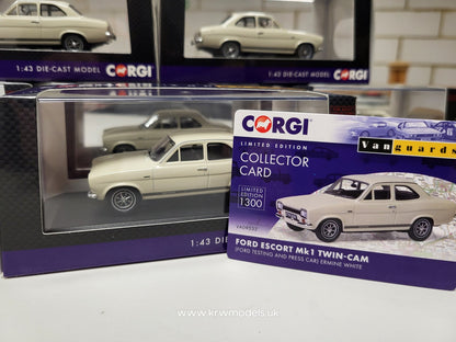 1/43 - Ford Escort MkI Twin Cam Ermine White (Ford Press Car) - VA09532