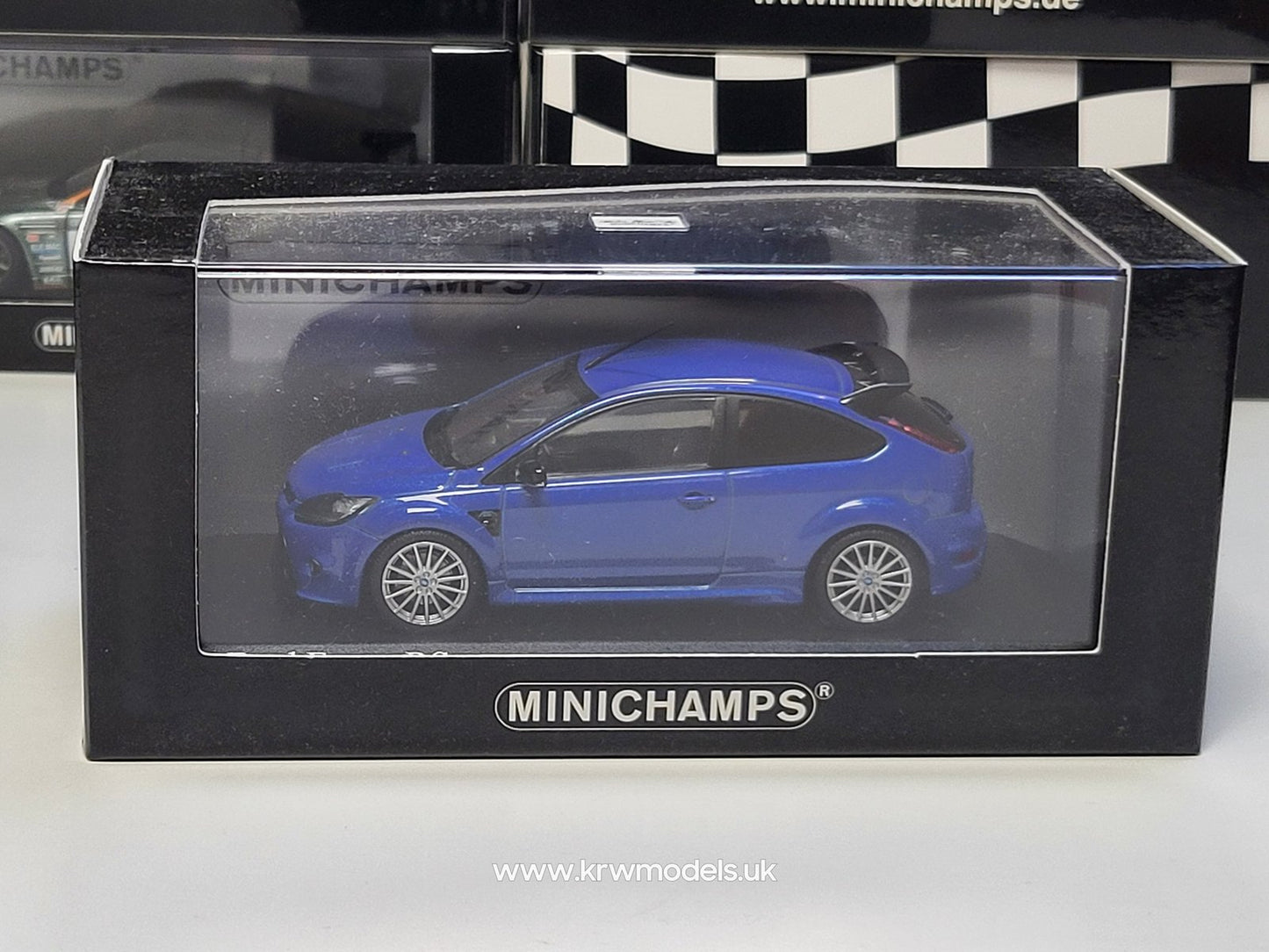 1/43 Minichamp Ford Focus RS 2009 blue Metallic - 400 088101