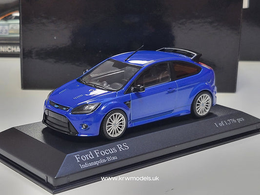 1/43 Minichamp Ford Focus RS 2009 blue Metallic - 400 088101