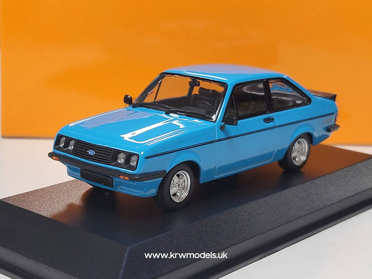 1/43 Maxichamp Ford Escort MK II RS2000 blue - 940 084300