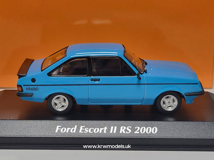 1/43 Maxichamp Ford Escort MK II RS2000 blue - 940 084300