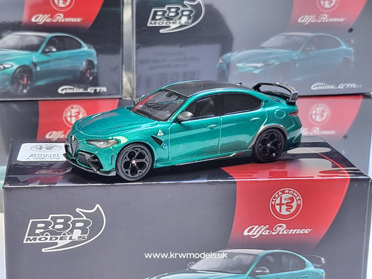 1/64 Alfa Romeo Giulia GTAm, verde montreal BBRDIE6411