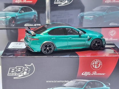 1/64 Alfa Romeo Giulia GTAm, verde montreal BBRDIE6411