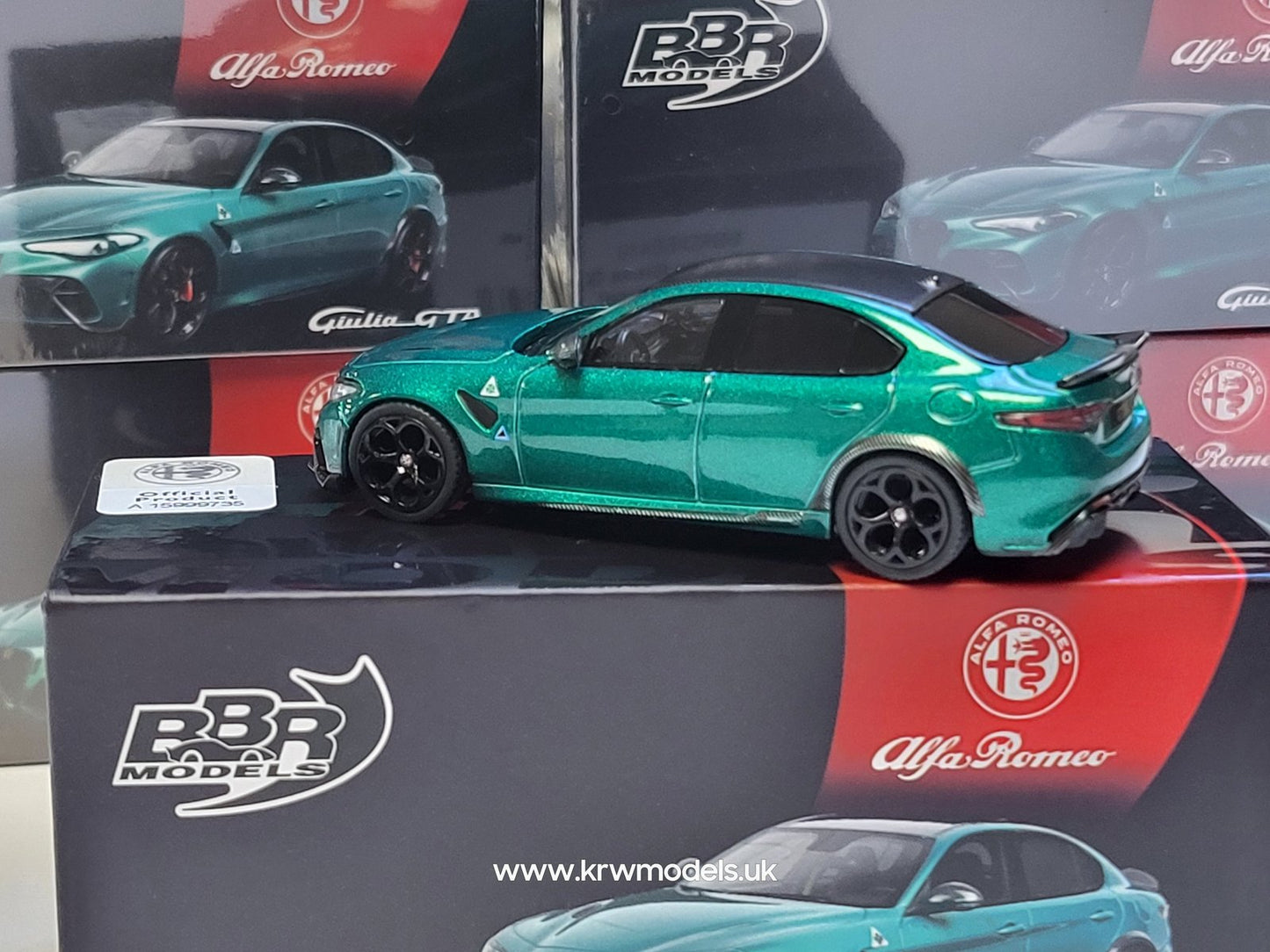 1/64 Alfa Romeo Giulia GTA, verde montreal BBRDIE6410