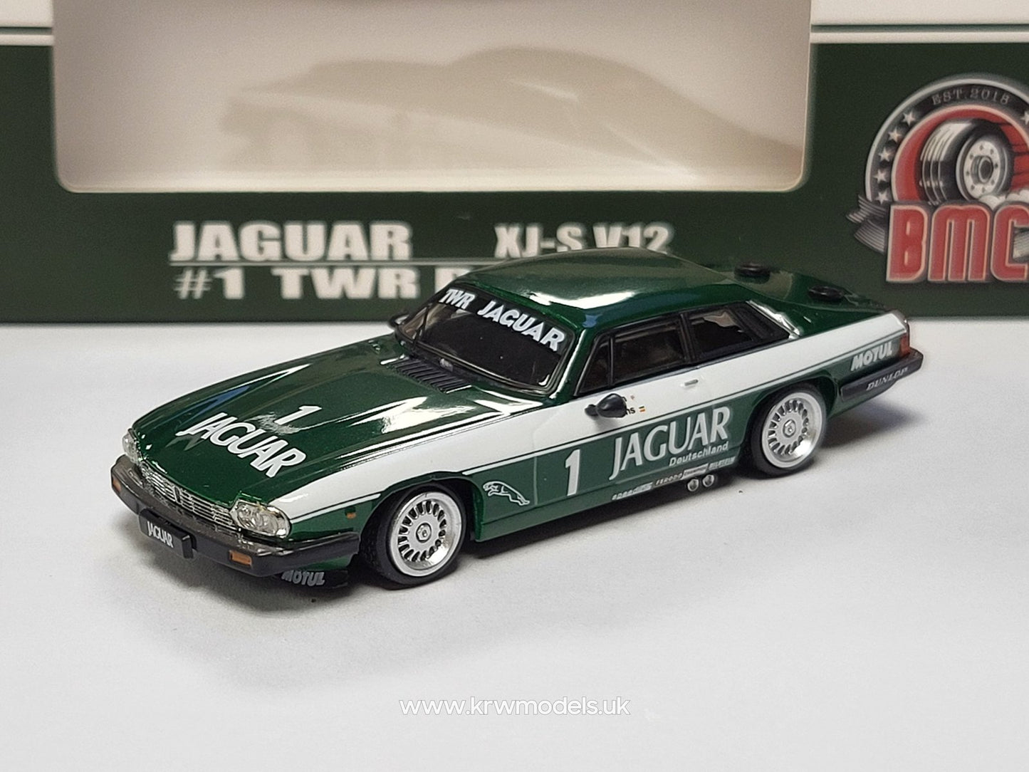 1/64 BM Creations - JAGUAR - XJS TWR RACING #1  - BM64B0318rhd