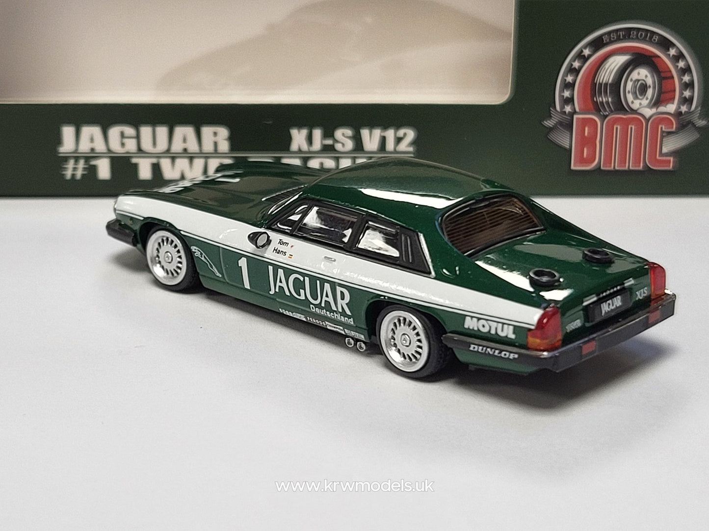 1/64 BM Creations - JAGUAR - XJS TWR RACING #1  - BM64B0318rhd