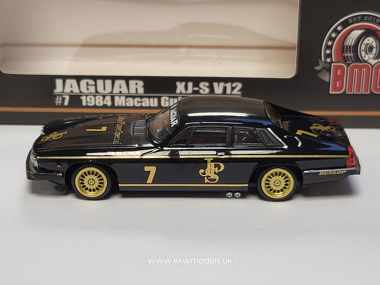 1/64 1984 Jaguar xjs *JPS#7*, black - BM64B0317rhd