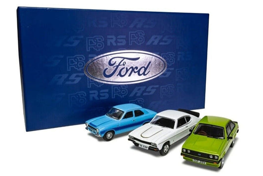 VANGUARDS 1970'S FORD RS COLLECTION ESCORT I + ESCORT II + CAPRI 1/43 RS00002