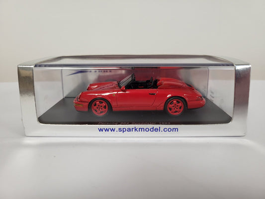 Spark Model S2042 PORSCHE 964 SPEEDSTER 1993 RED 1:43 Auto Stradali