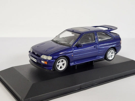 Corgi Vanguards 1/43 Ford Escort RS Cosworth Lux Pack Imperial Blue VA14802