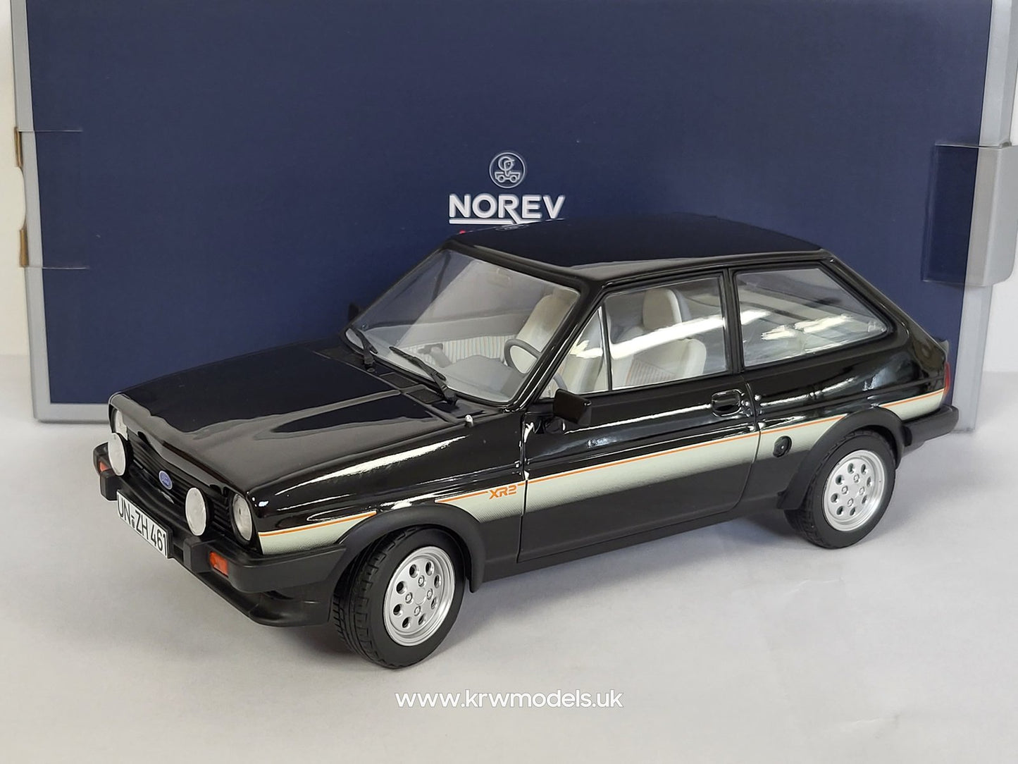 Norev 1/18 Scale Diecast 182743 - Ford Fiesta XR2 1981 - Black