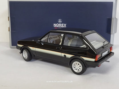 Norev 1/18 Scale Diecast 182743 - Ford Fiesta XR2 1981 - Black