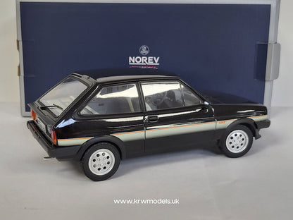 Norev 1/18 Scale Diecast 182743 - Ford Fiesta XR2 1981 - Black