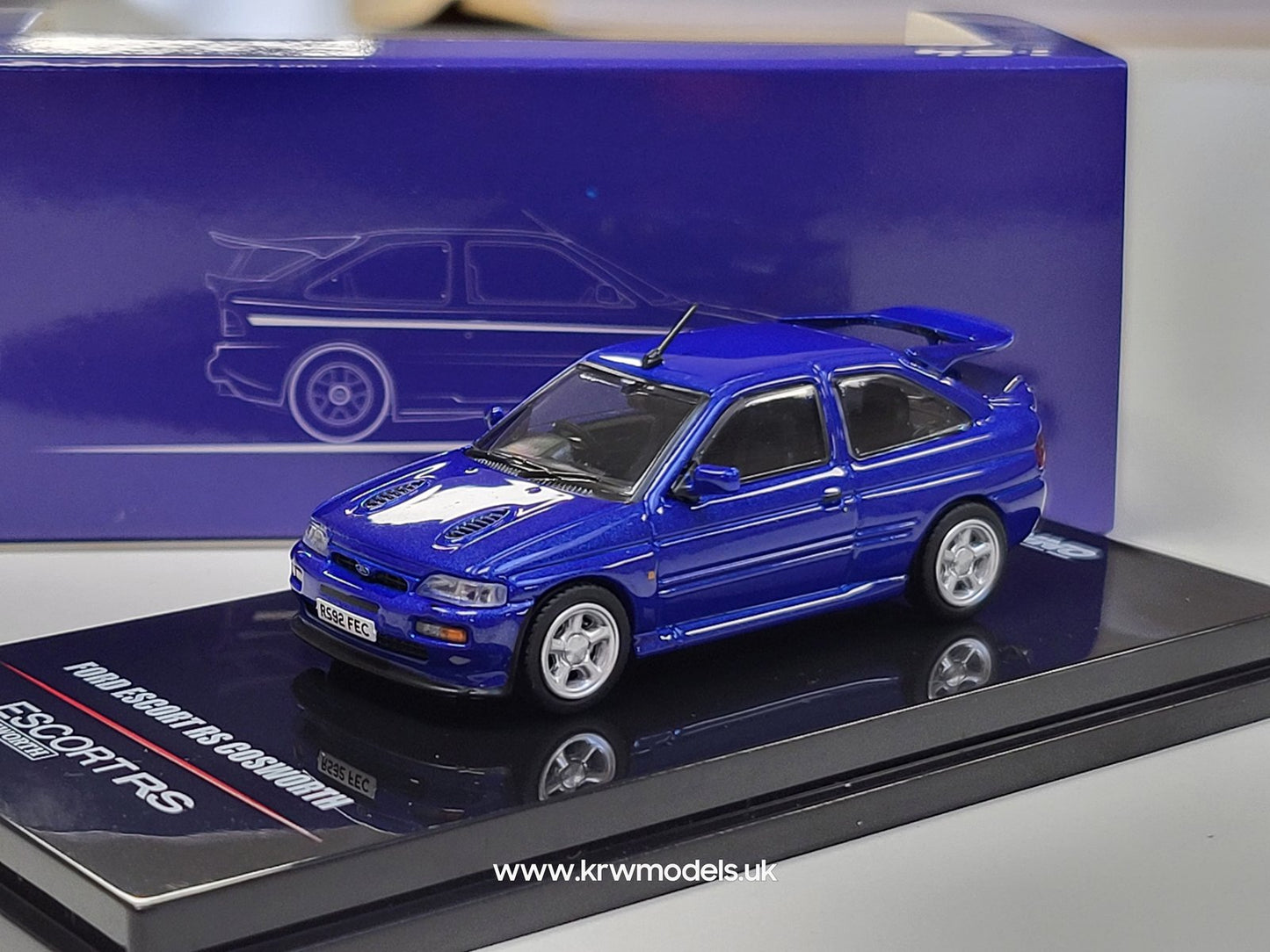 1/64 FORD ESCORT RS COSWORTH BLUE RHD - IN64FERSBLU-R