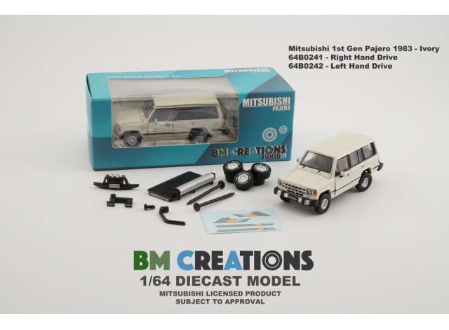 1/64 1983 Mitsubishi 1st gen. Pajero - BM64B0241rhd