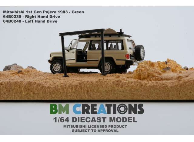 1/64 1983 Mitsubishi 1st gen. Pajero - BM64B0241rhd