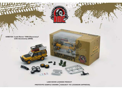 1/64 1998 Land Rover Discovery I *Camel Trophy Version* with accessory, camel yellow