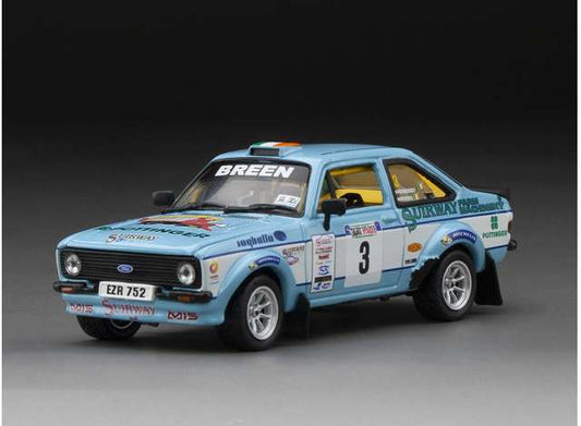 1/43 2015 Ford Escort RS1800 #3 C.Breen/ V. Hennessey winner West Wales Rally 2015