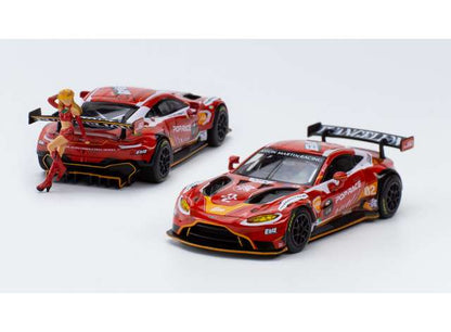 1/64 Aston Martin GT3 with Figure eva-02, red - PR640035