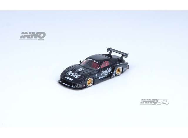 1/64 LBWK Mazda RX7 (FD3S) LB Super Silhouette, black - in64-LBWK-RX7-01