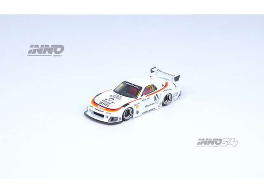 1/64 LBWK Mazda RX7 (FD3S) LB Super Silhouette, white/orange/black - in64-LBWK-RX7-02