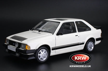 SUNSTAR 1/18 Ford Escort RS1600i 1984 Diamond White (RHD) H4997R