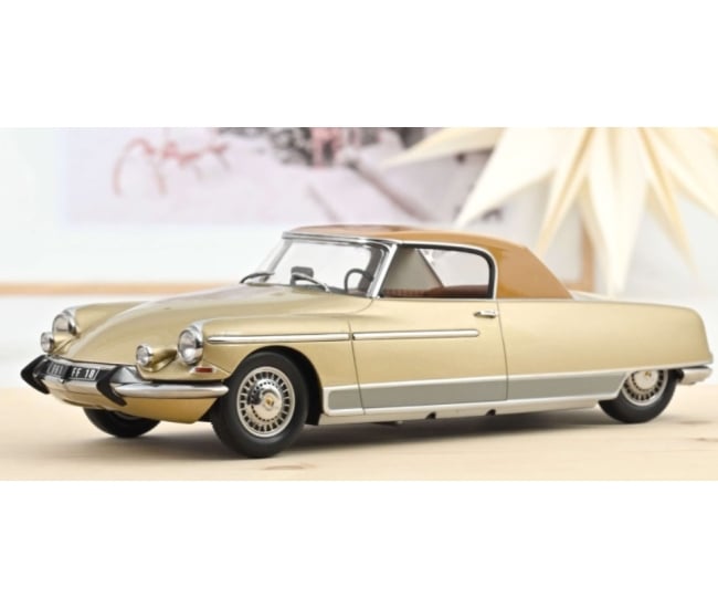 1/18 - Citroën DS 19 Le Dandy 1964 Beige metallic and Brown - N181741