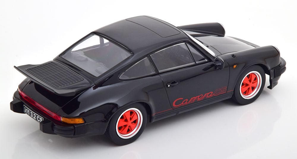 PORSCHE - 911 CARRERA 3.2 CLUBSPORT COUPE 1989 - BLACK RED - KKDC180873