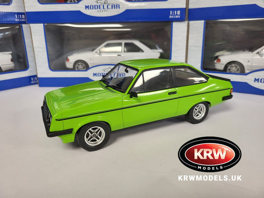 MCG 18406 Ford Escort MK II RS2000 Light Green, RHD, 1977