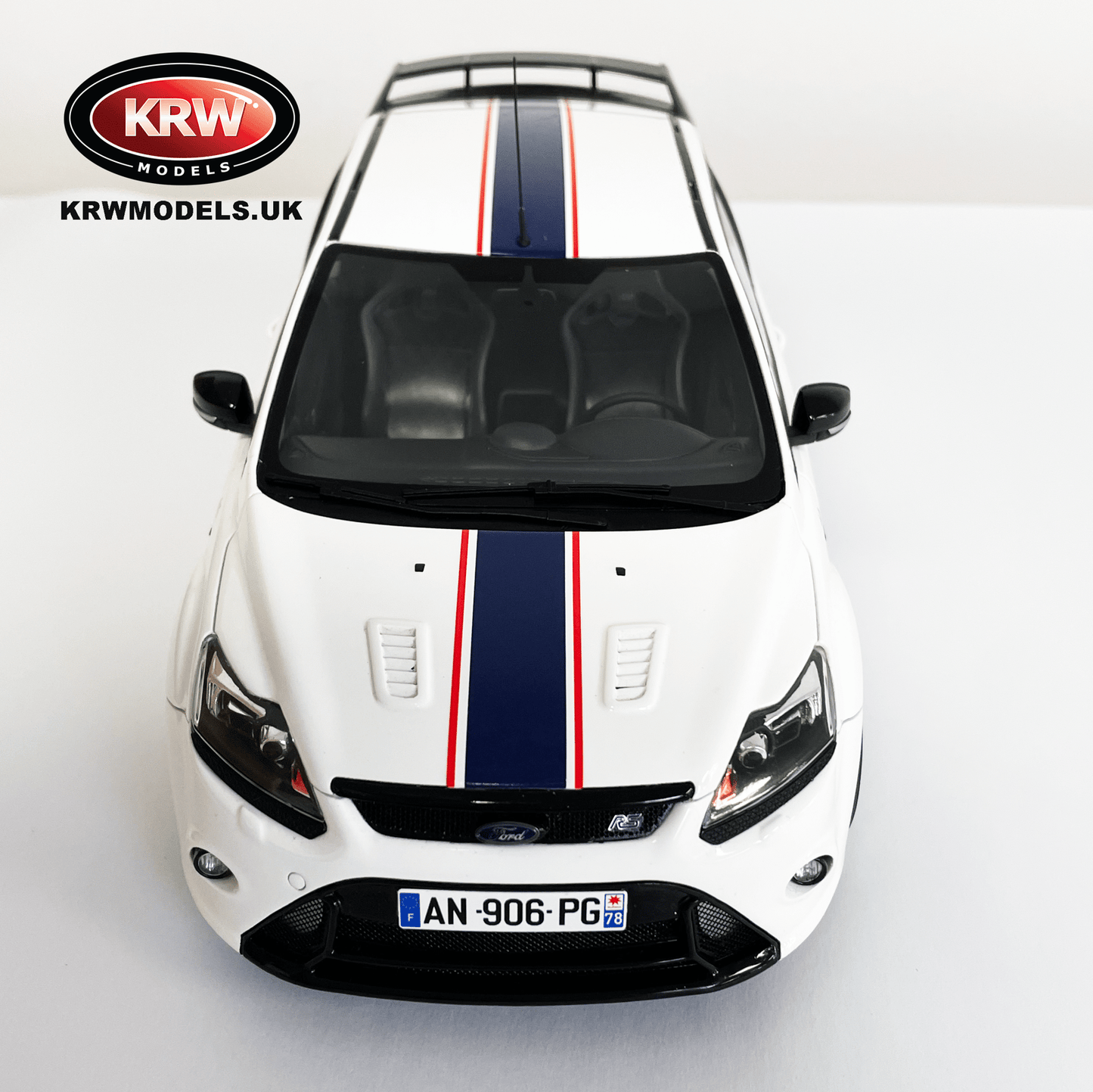 Otto 1:18 Ford Focus MK2 RS Le Mans White 2010 - OT1009