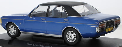 MCG 18468 Ford Granada MK I Met.Blue/Matt Black(RHD) 1975 - UK Exclusive