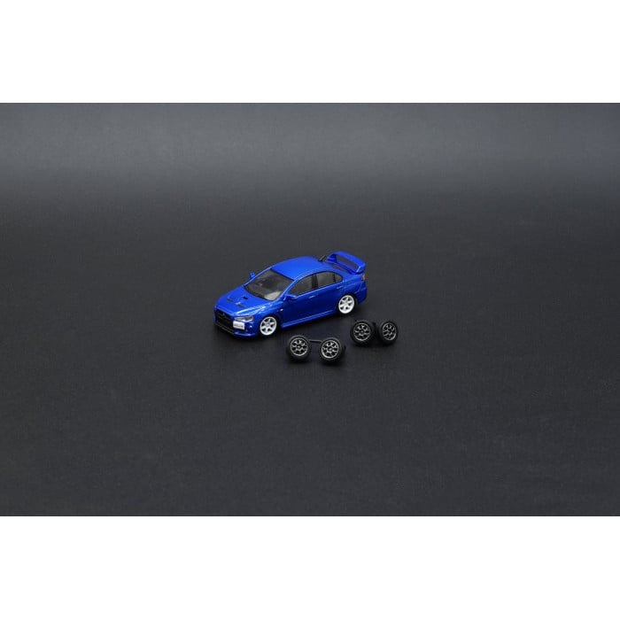 1/64 - 2007 Mitsubishi Lancer Evo X rhd, blue - BM64B0114rhd