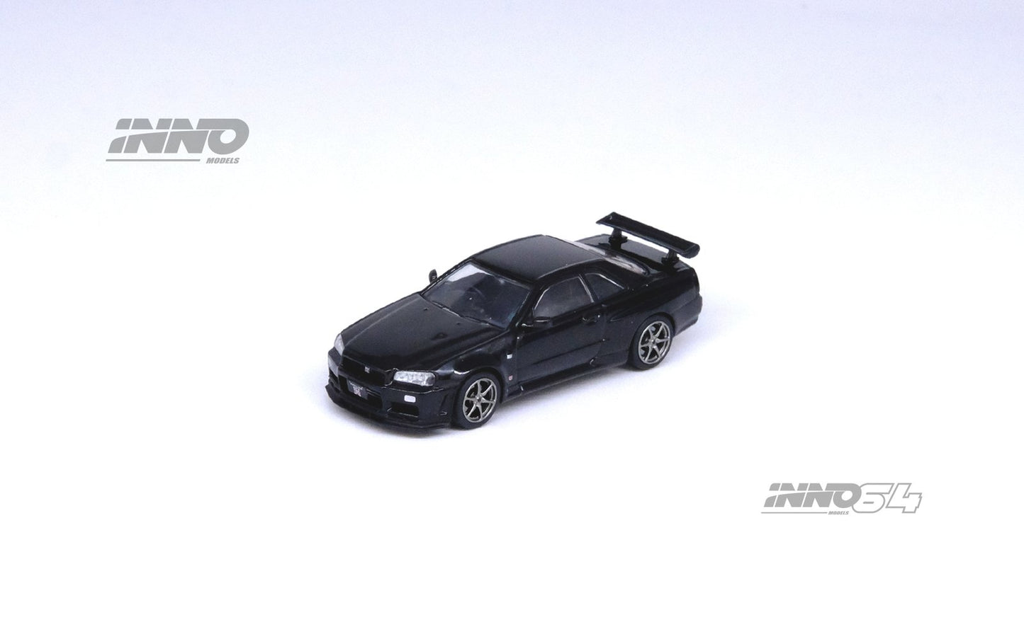 1/64 - NISSAN SKYLINE GT-R (R34) V-SPEC II - BLACK - IN64-R34VS-BLA