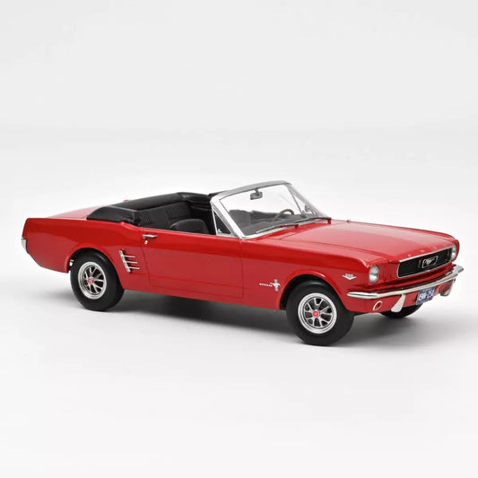 1/18 scale MUSTANG COVERTIBLE 1966 - RED - 182810