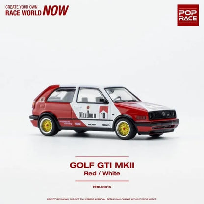 1/64 VW GOLF MKII RED/WHITE - PR640015 - Poprace