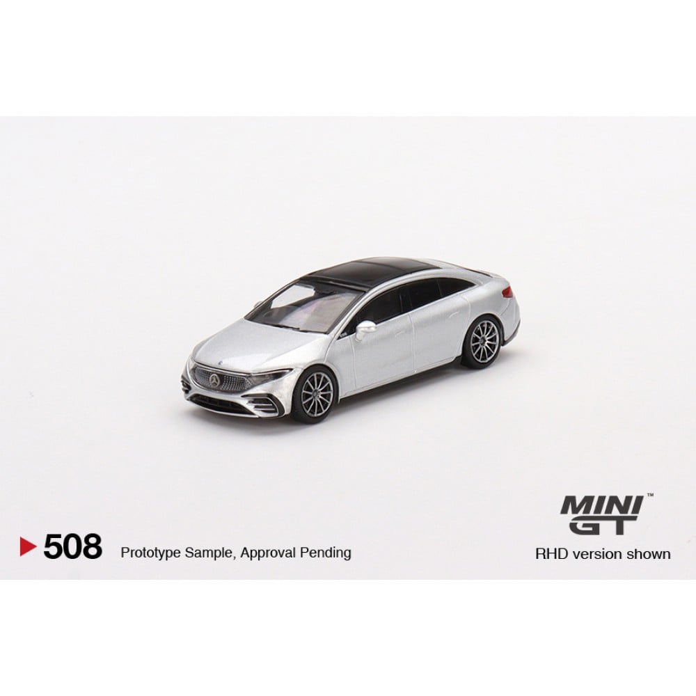 MGT00508-R - 1/64 MERCEDES-BENZ EQS 580 4MATIC SILVER METALLIC (RHD)