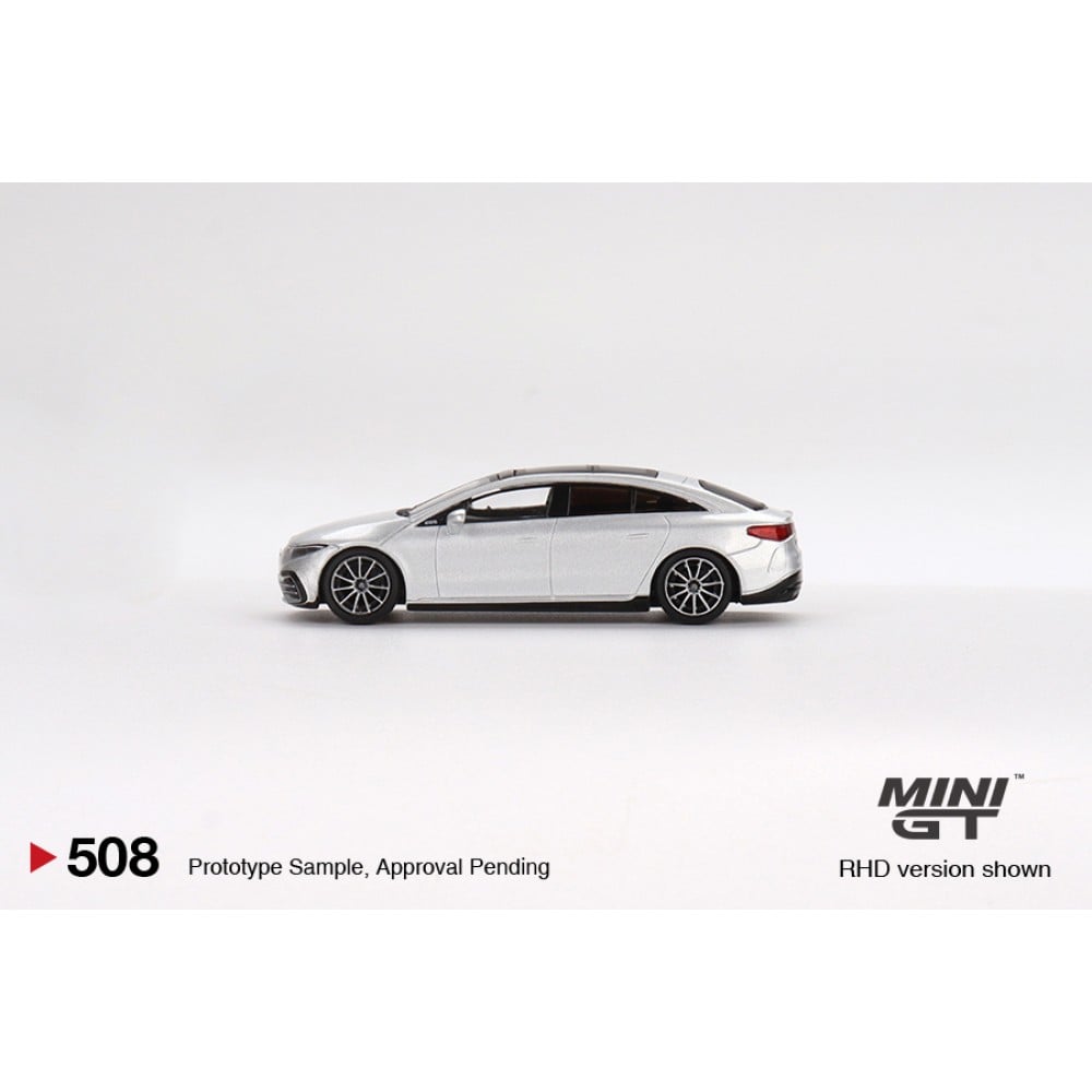 MGT00508-R - 1/64 MERCEDES-BENZ EQS 580 4MATIC SILVER METALLIC (RHD)