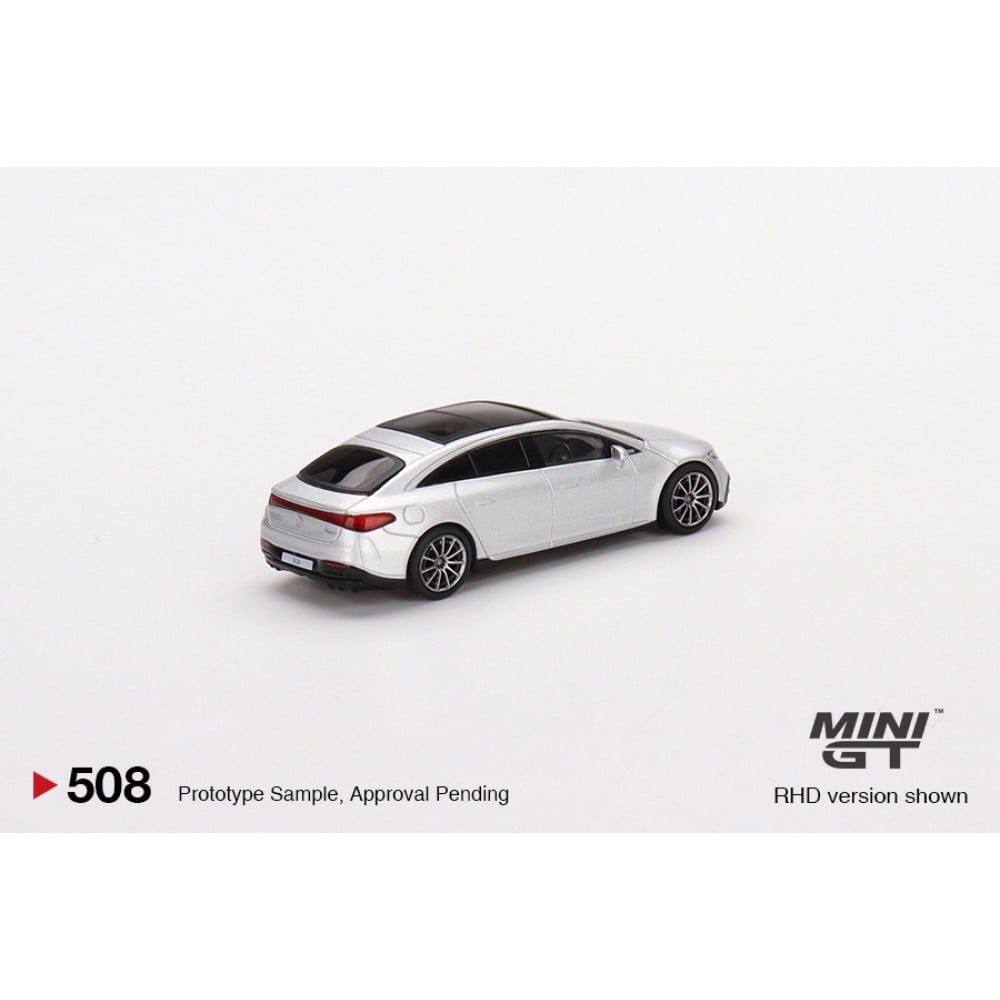 MGT00508-R - 1/64 MERCEDES-BENZ EQS 580 4MATIC SILVER METALLIC (RHD)