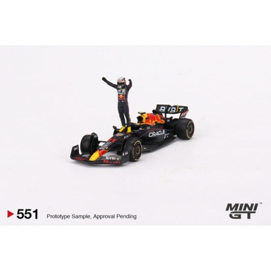 MGT00551-L - 1/64 ORACLE RED BULL RACING RB18 NO.11 SERGIO PEREZ 2022 MONACO GRIX WINNER