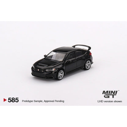 MGT00585-R - 1/64 HONDA CIVIC TYPE R CRYSTAL BLACK PEARL 2023 W/ADVAN GT WHEEL (RHD)