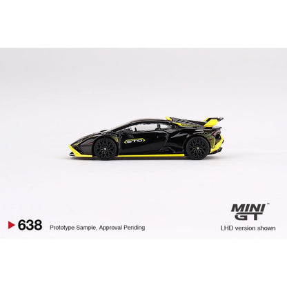 MGT00638-L - 1/64 LAMBOURGHINI HURACAN STO NERO NOCTIS