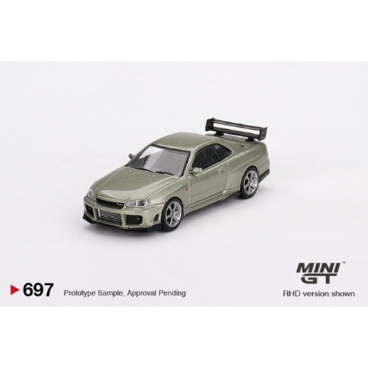 MGT00697-R - 1/64 NISSAN SKYLINE GT-R (R34) TOMMYKAIRA R-Z MILLENIUM JADE (RHD)