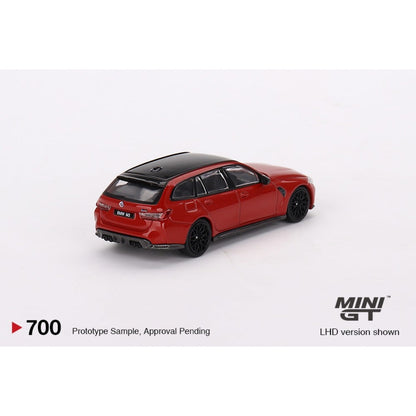 MGT00700-R - 1/64 BMW M3 COMPETITION TOURING (G81) TORONTO RED METALLIC (RHD)