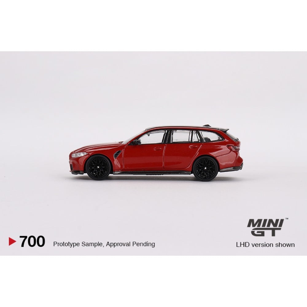 MGT00700-R - 1/64 BMW M3 COMPETITION TOURING (G81) TORONTO RED METALLIC (RHD)