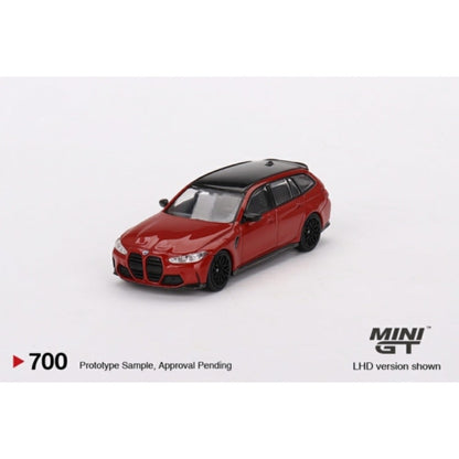 MGT00700-R - 1/64 BMW M3 COMPETITION TOURING (G81) TORONTO RED METALLIC (RHD)