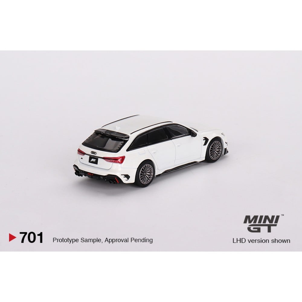 MGT00701-R - 1/64 AUDI ABT RS6-R GLACIER WHITE METALLIC (RHD)