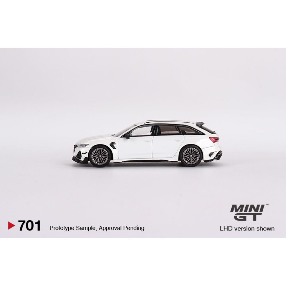 MGT00701-R - 1/64 AUDI ABT RS6-R GLACIER WHITE METALLIC (RHD)