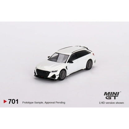 MGT00701-R - 1/64 AUDI ABT RS6-R GLACIER WHITE METALLIC (RHD)