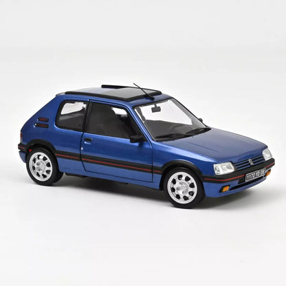 1/18 scale PEUGEOT - 205 1.9 GTi PTS RIMS 1992 - MIAMI BLUE - 184844