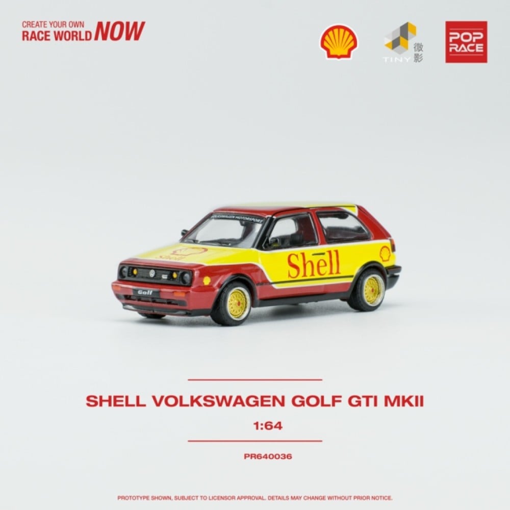 1/64 SHELL VOLKSWAGEN GOLF GTI MKII - PR640036